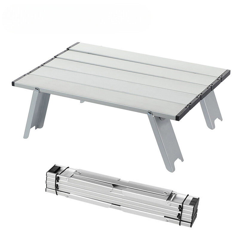 Camping Mini Foldable Table Ultralight Aluminum Alloy Table for Travel Picnic