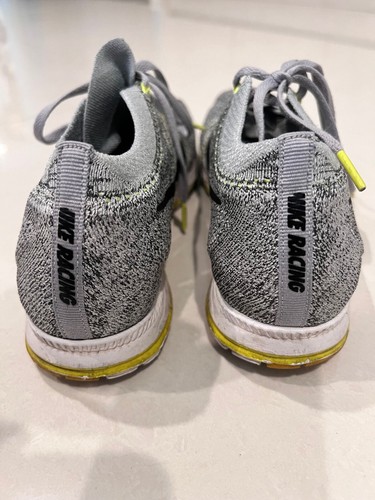 Men's Nike Zoom Flyknit Streak 835994-007 Gray Running Shoes Sneakers Size 9.5 - Picture 7 of 9