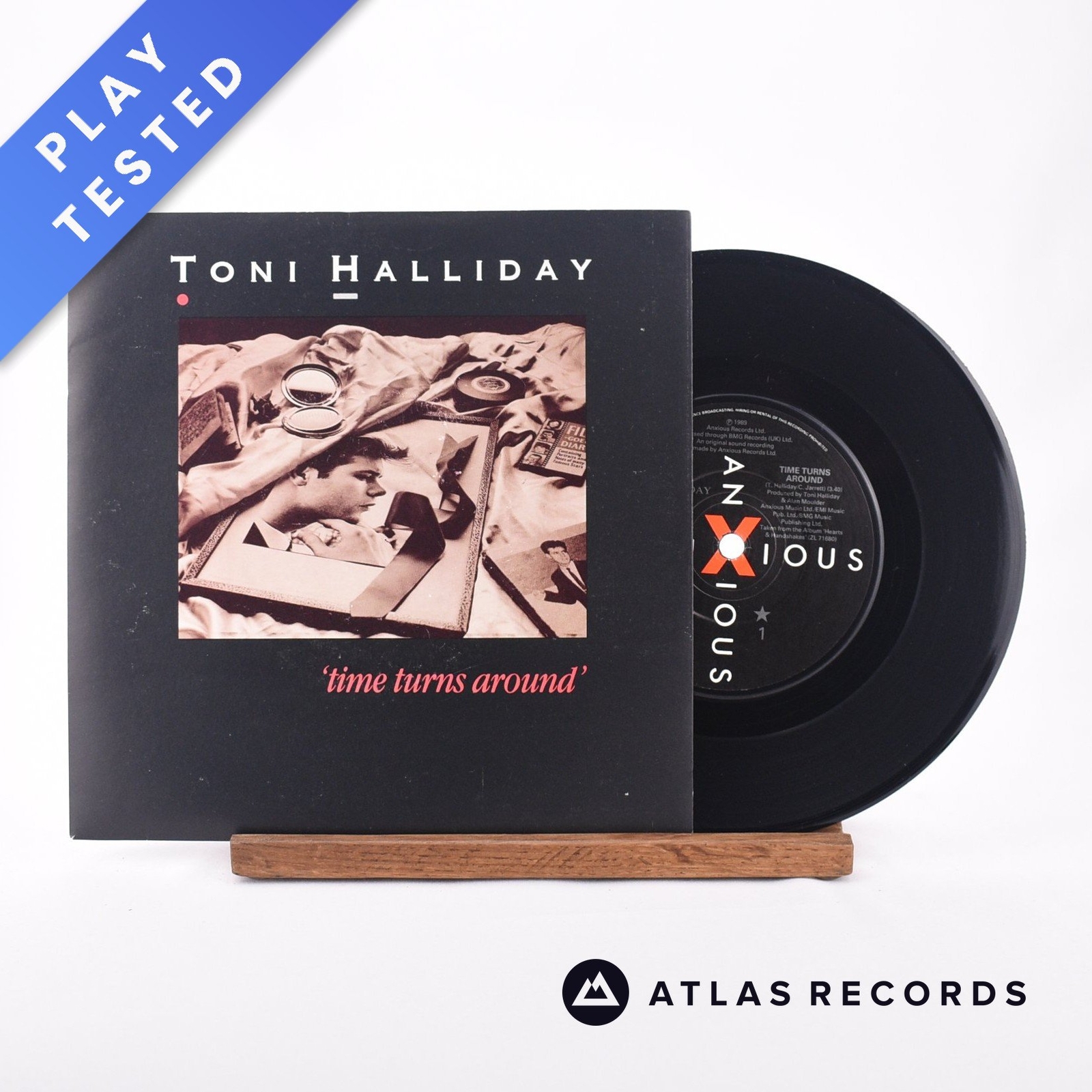 Toni Halliday - Time Turns Around - 7"" Vinyl Record - EX