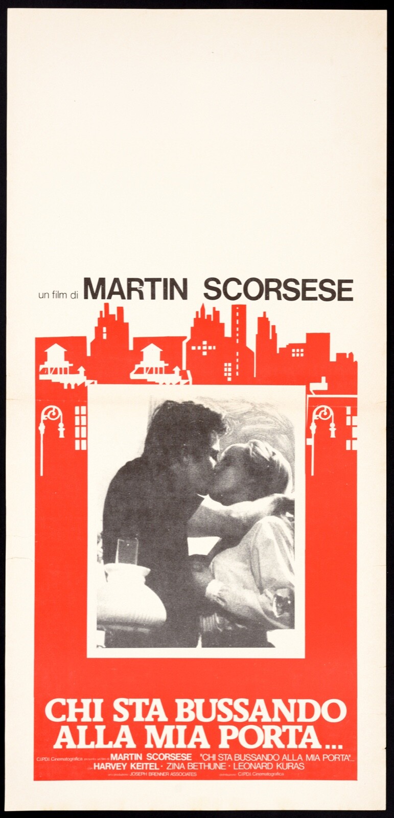 Locandina originale film Chi sta bussando alla mia porta (1967) - Regia di Martin Scorsese
