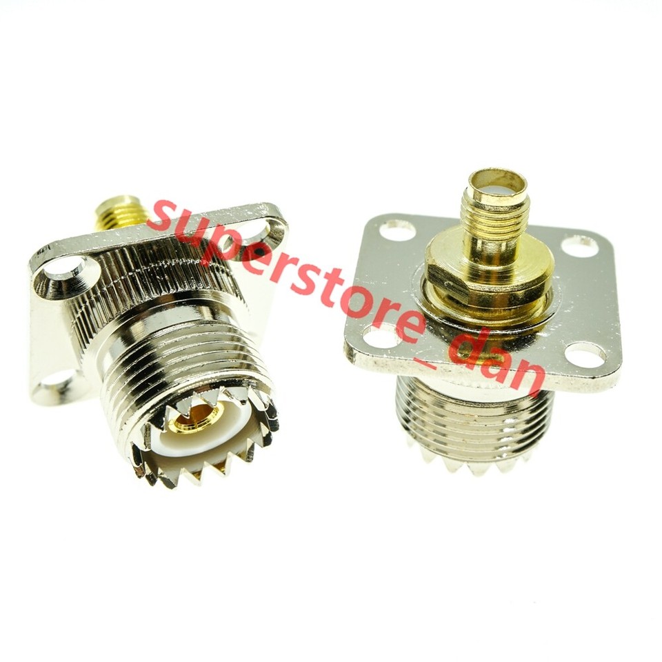 1 Pz Connettore UHF SO239 Jack Femmina Da Paratia A UHF Femmina Dado Adattatore Rf Coassiale In Ottone~p146684631 - Foto 11