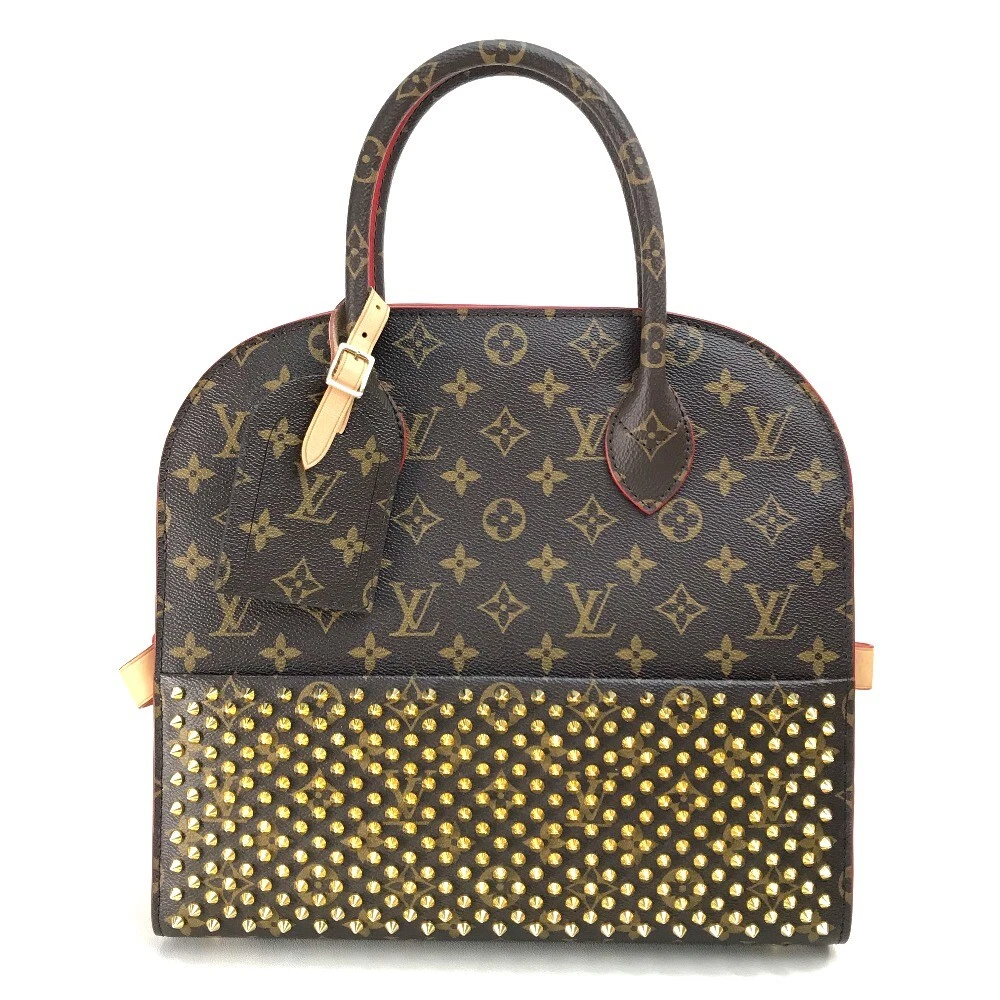 LOUIS VUITTON M41234 Louboutin Iconocrust Monogram studs Tote Bag