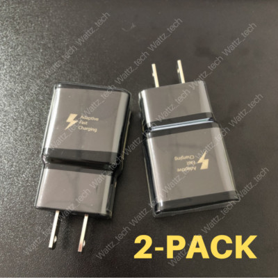 1-2Pack For Samsung S20 S10 Adaptive Fast USB Wall Charger Power Adapter US Plug