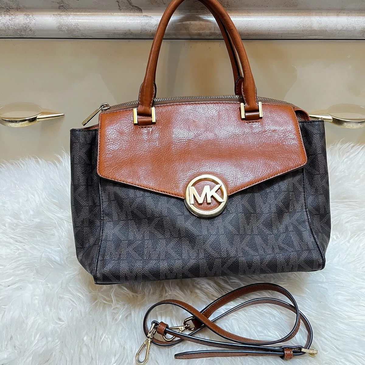 Michael kors hudson satchel outlet