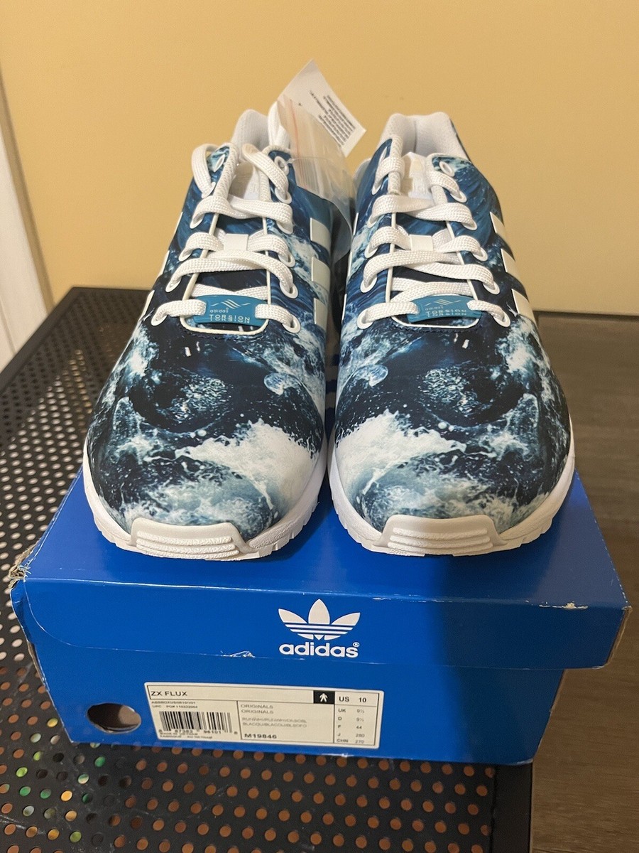 Size 10 - adidas Zx Flux Ocean - M19846 | eBay Size 10 - adidas Zx Flux Ocean - M19846 | eBay
