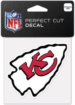 Kansas City Chiefs Perfect Cut Decal NEW! FREE SHIPPING! 4x2 Inches