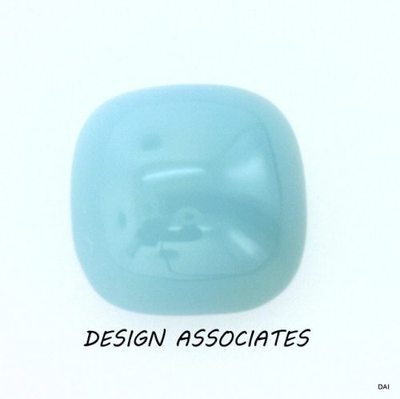 AQUA  BLUE CHALCEDONY 10 MM CUSHION CUT OUTSTANDING BLUE COLOR (173579)
