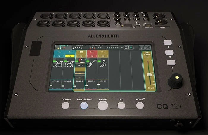 Allen & Heath CQ-12T Ultra-Compact Digital Mixer - Black (AH-CQ12T) - Image 4 of 4