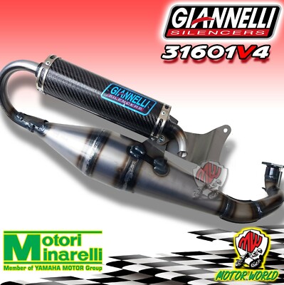 Giannelli Shot V4 Exhaust Minarelli Horizontal 31601V4 Aerox Nitro