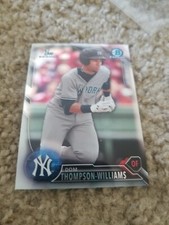 DOM THOMPSON-WILLIAMS 2016 BOWMAN DRAFT CARD BDC-23 YANKEES(FIRST ROOKIE CHROME)