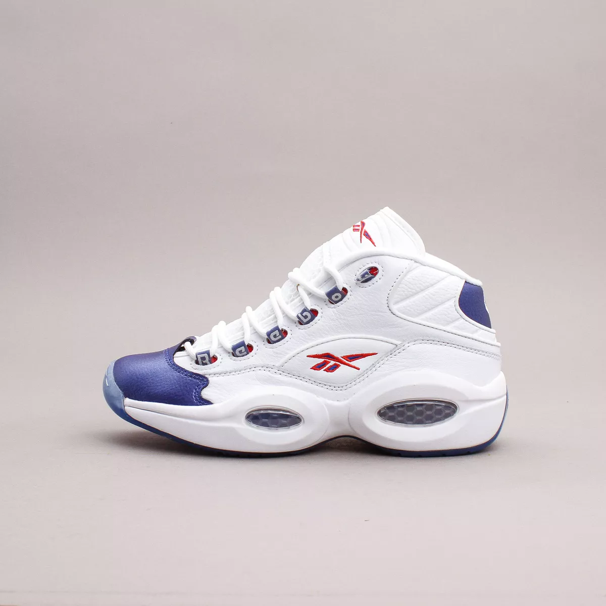 Reebok Classics Question Mid Allen Iverson Blue Toe OG Basketball New Men GX0227