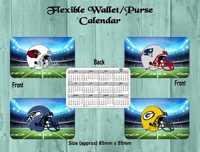 FLEXIBLE KUNSTSTOFF 2024 AMERICAN FOOTBALL KREDITKARTENGRÖSSE