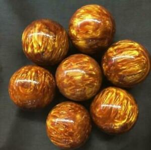 50MM Genuine Golden Coral Sea Willow cure handball Ball.beautiful patterns