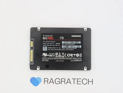 SAMSUNG 860 PRO SATA SSD 1 TB TO V-NAND MZ-76P1T0 MZ7KH1T0HAJR