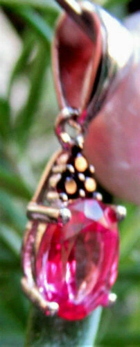 Gelbgold beschichteter Echtschmuck Oval