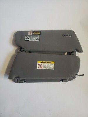 2007-2014 Expedition Navigator GRAY Dual Sun Visors Sun Shade Sunvisor Pair L&R