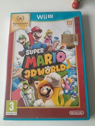 SUPER MARIO 3D WORLD NINTENDO WII U pal LIKE NEW no nes SNES N64 GAMECUBE