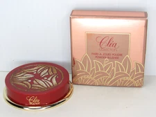 RARE Vtg Clea Collection Yves Rocher Compact Powder Blusher Trio Blush France
