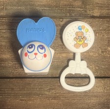 Set Of Adorable Vintage Baby Rattles: 1980s PlaySchool See Photos