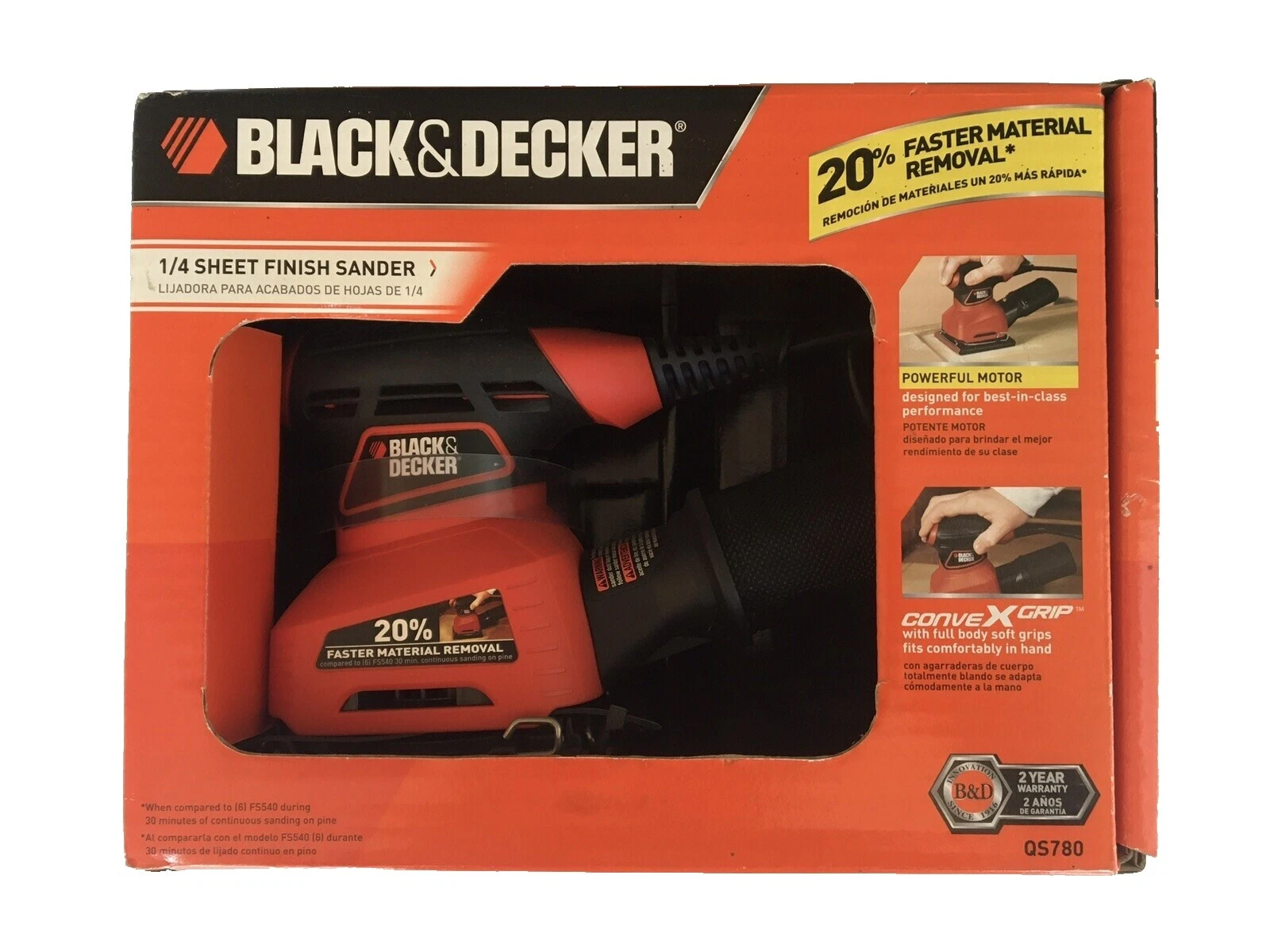 Lixadeiras orbitais BLACK+DECKER