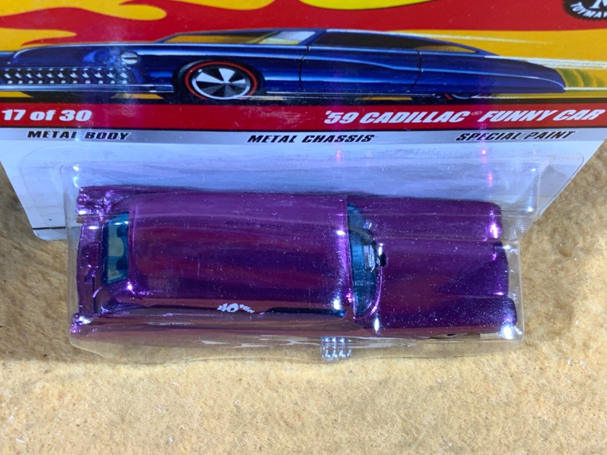 F10-69 HOT WHEELS CLASSICS - CHASE - '59 CADILLAC FUNNY CAR F10-69 HOT WHEELS CLASSICS - CHASE - '59 CADILLAC FUNNY CAR