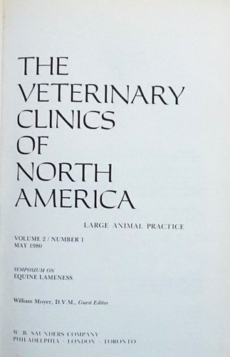 Veterinary Clinics North America Large Animal Practice Equine Lameness May 1980 - Picture 2 of 11