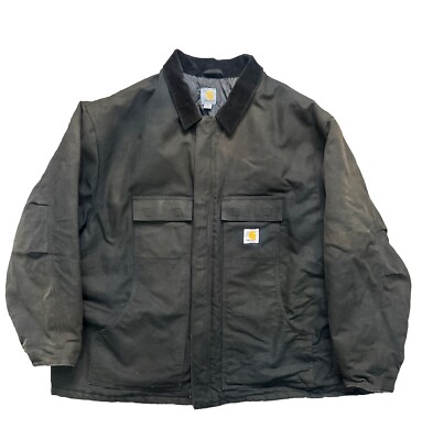 Carhartt ブラック ダックジャンパー Carhartt Tall Thermal-Lined Duck Active Jac | Product | SanMar