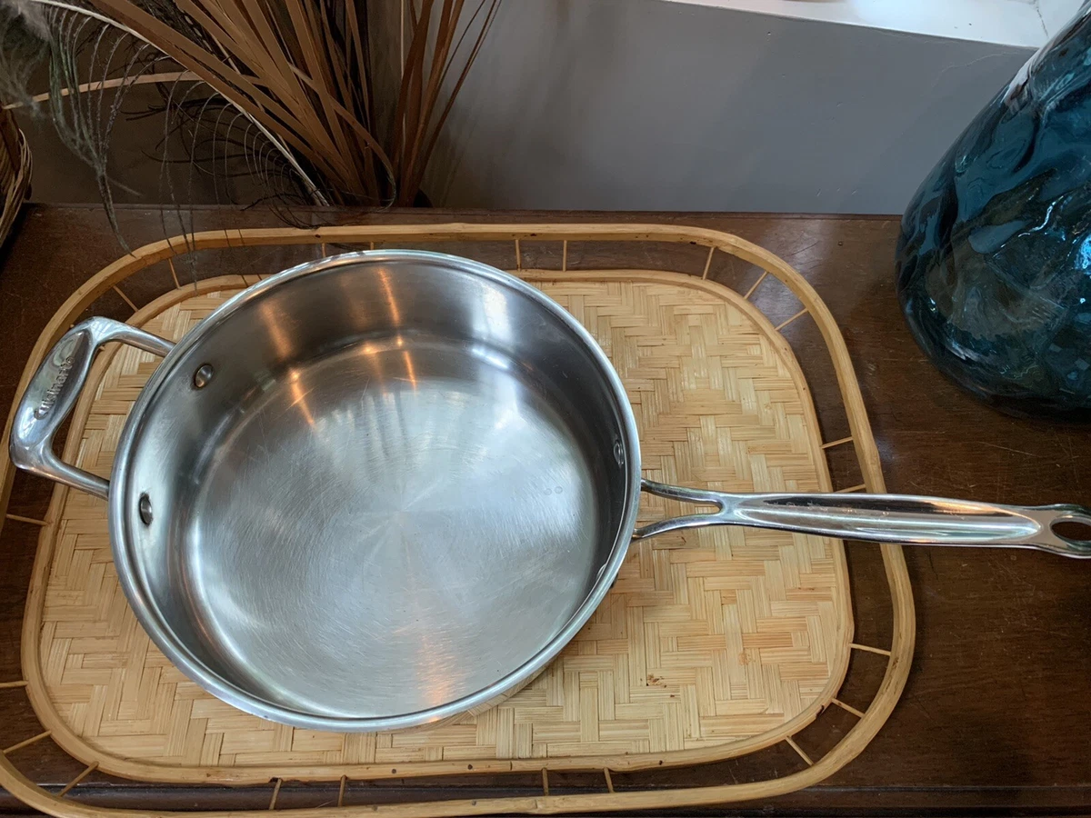 CUISINART Stainless Steel 3.5 Quart Saute Pan Model #733-24H No