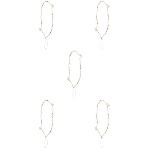 Set of 5 Pentagram Mobile Phone Chain Lanyard Strap Beaded Lanyards - Zdjęcie 9 z 12