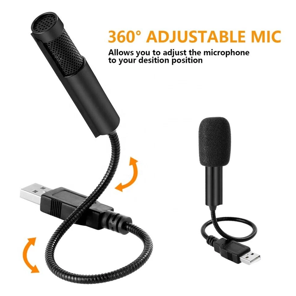 Yanmai USB Gooseneck Mini Microphone Audio Recording Computer for Meeting - Image 3 of 4
