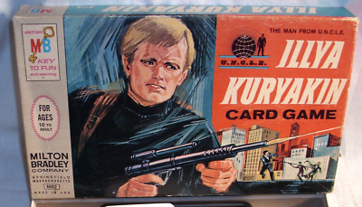 洋楽 ILLYA KURYAKIN Bobby Ellis ILLYA KURYAKIN THE MAN FROM U.N.C.L.E. GAME CARD 1965 MILTON
