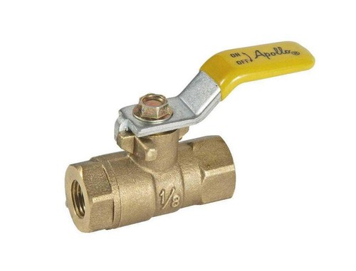 Select 1 x 3/4 FNPT x MNPT x MNPT Brass Ball Valve 3-Way G-MTAD