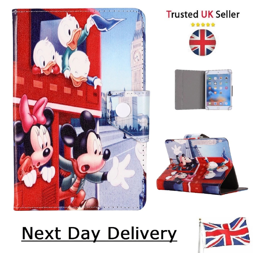 Mickey Minnie Mouse stand-up folio case for various Samsung Galaxy Tablet Models - Image 4 of 4