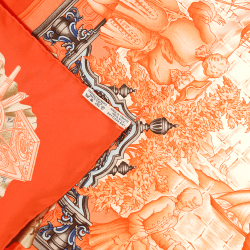Hermes Scarf AZULEJOS 90cm Silk Carre Foulard CATHERINE BASCHET - Picture 5 of 6