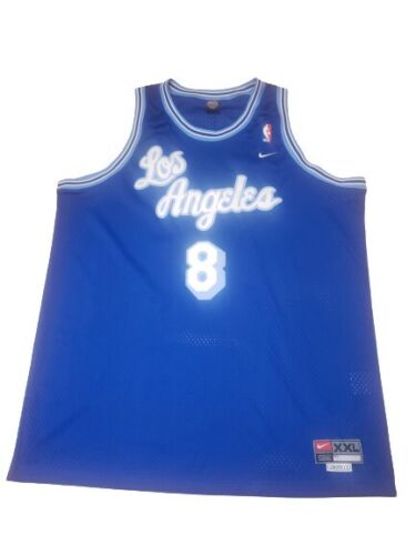 Nike NBA Vintage Los Angeles Lakers Kobe Bryant #8 Blue Swingman Jersey Size 2XL
