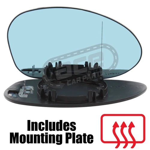BMW 3 Series E90 Saloon 2005-2008 Heated Wide Angle Mirror Glass Drivers Side