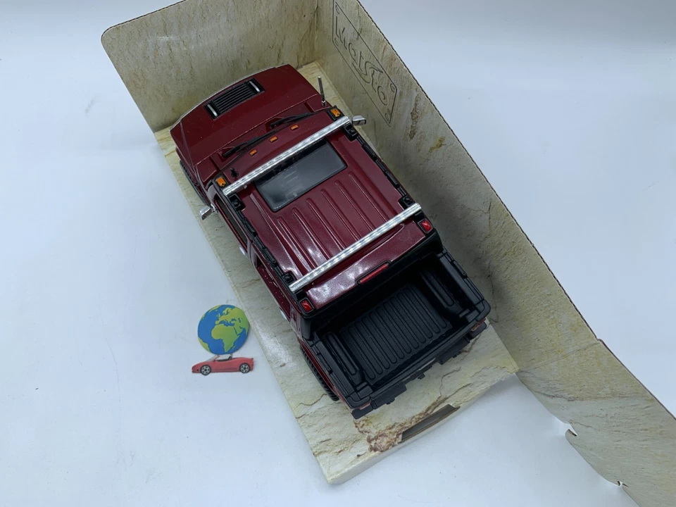 Maisto Hummer H2 Sut Concept, modello in scala 1:24-1:25, (2648) , vintage - Immagine 3 di 4