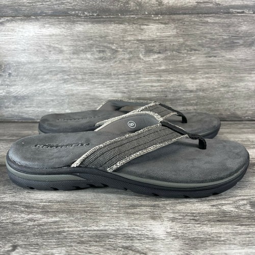 mens flip flops memory foam