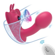 10 Mode Sucking Vibrating Panties Massager Wireless Remote Control Underwear Toy