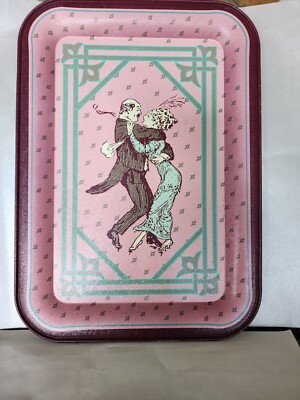 Vtg Metal Trays Armstrong Carpet Collectors Series 1983 First Edition 12x9