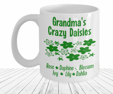 Grandma Gifts from Granddaughters Mug Grandmother  s Add Names Personalized Gift