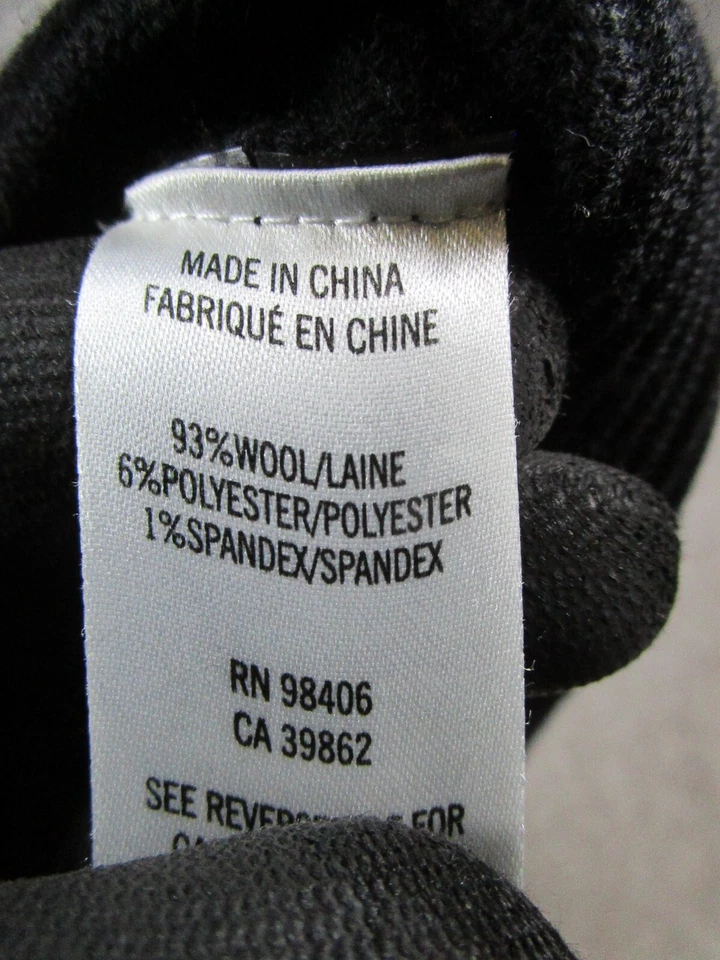 Vestido suéter Theory para mujer mediano negro lana tejido blusa Foto 4 de 4