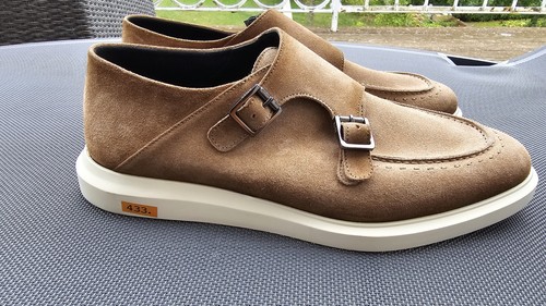 Zapatos HUGO BOSS Monkstrap talla 42 (Reino Unido 8) PVP € 390,- NUEVOS - Imagen 5 de 6