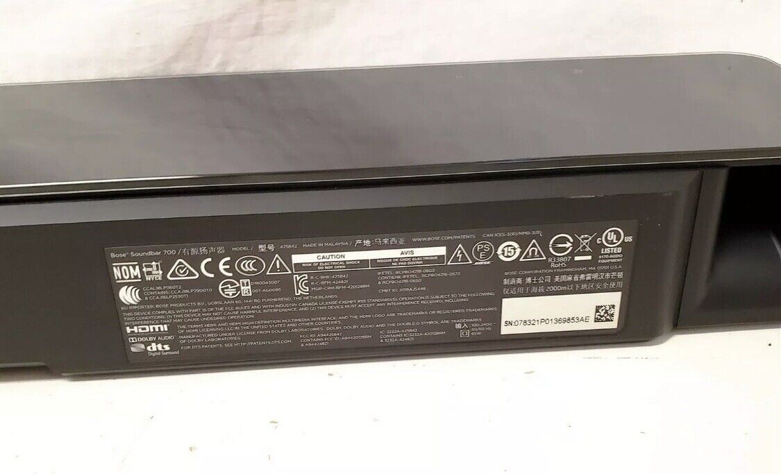 Bose 700 Smart Soundbar Only !!! WAmazon Alexa and Google Bose 700 Smart Soundbar Only !!! WAmazon Alexa and Google