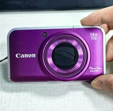 Canon PowerShot SX210 IS 14.1MP 14x Optical Zoom Compact Digital Camera -Rose