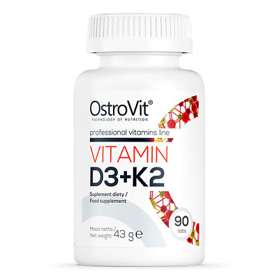 OSTROVIT Vitamin D3+K2 - Knochengesundheit, Immunsystem, Calciumverwertung - 
