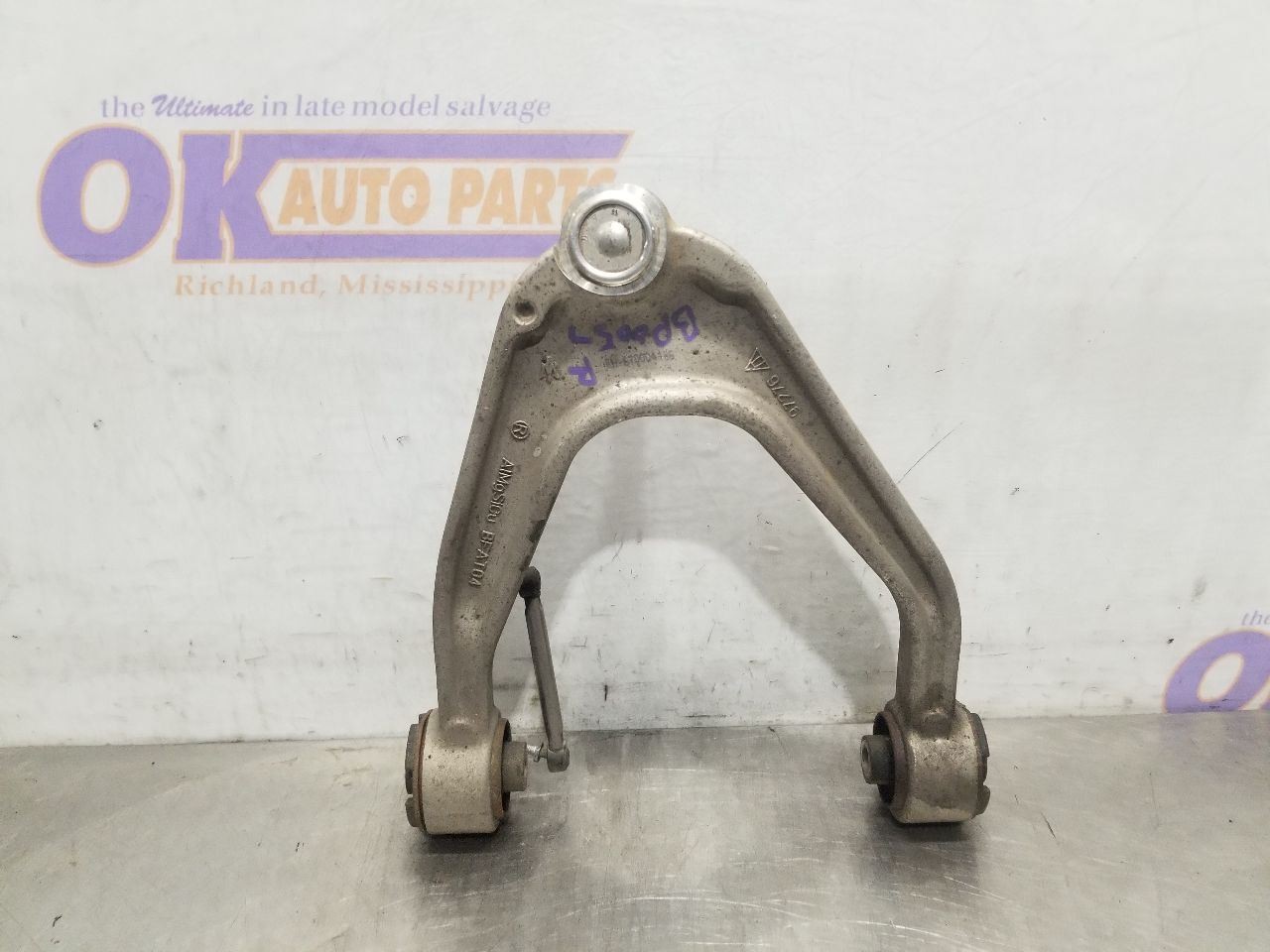14 2014 MASERATI GHIBLI 3.0L AWD FRONT UPPER CONTROL ARM RIGHT PASSENGER