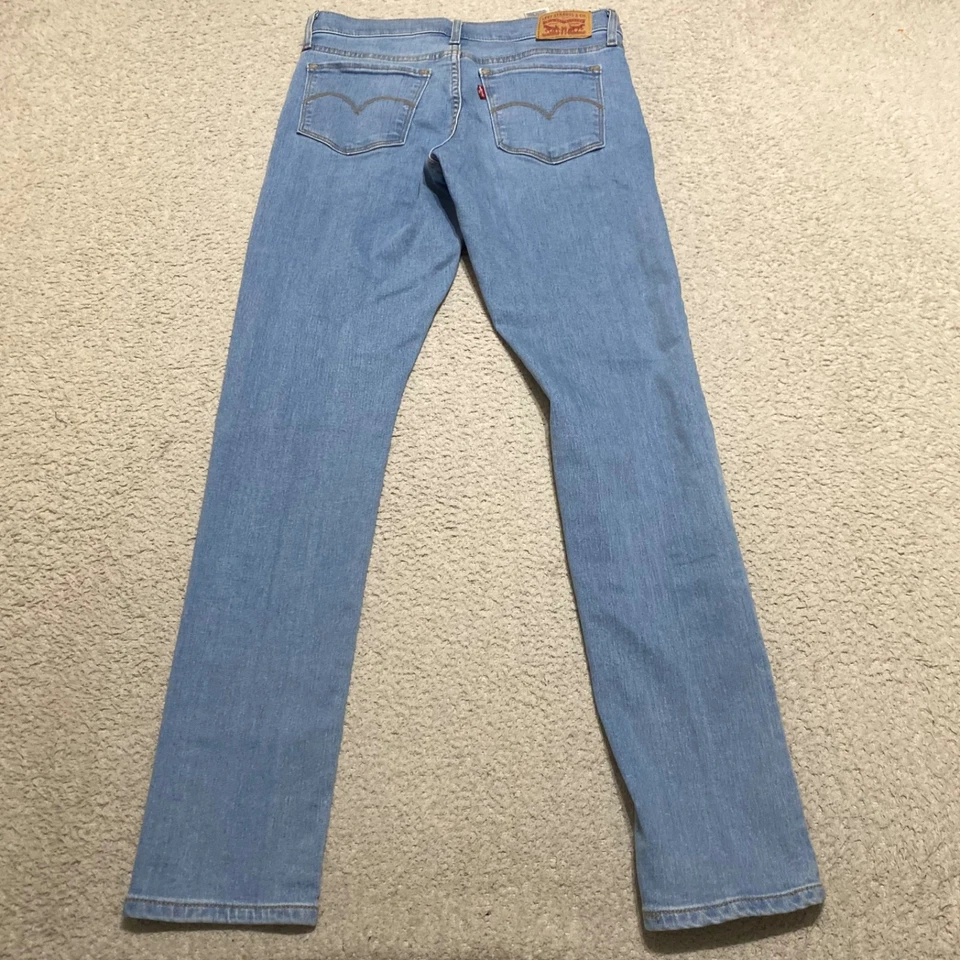 Levi's 311 Womens Jeans sz 27 Blue Denim Shaping Skinny Medium Wash Mid Rise - Image 2 of 4