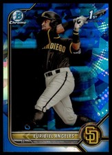 2022 1st Bowman Chrome Sapphire Euribiel Angeles #BCP-32 San Diego Padres