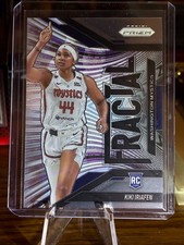 2025 Panini Prizm WNBA Kiki Iriafen RC #12 Fractal Insert - Mystics